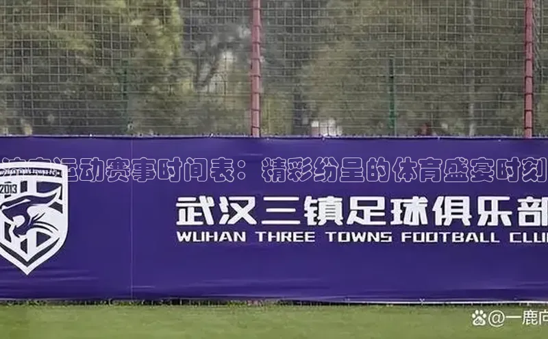 济宁运动赛事时间表：精彩纷呈的体育盛宴时刻